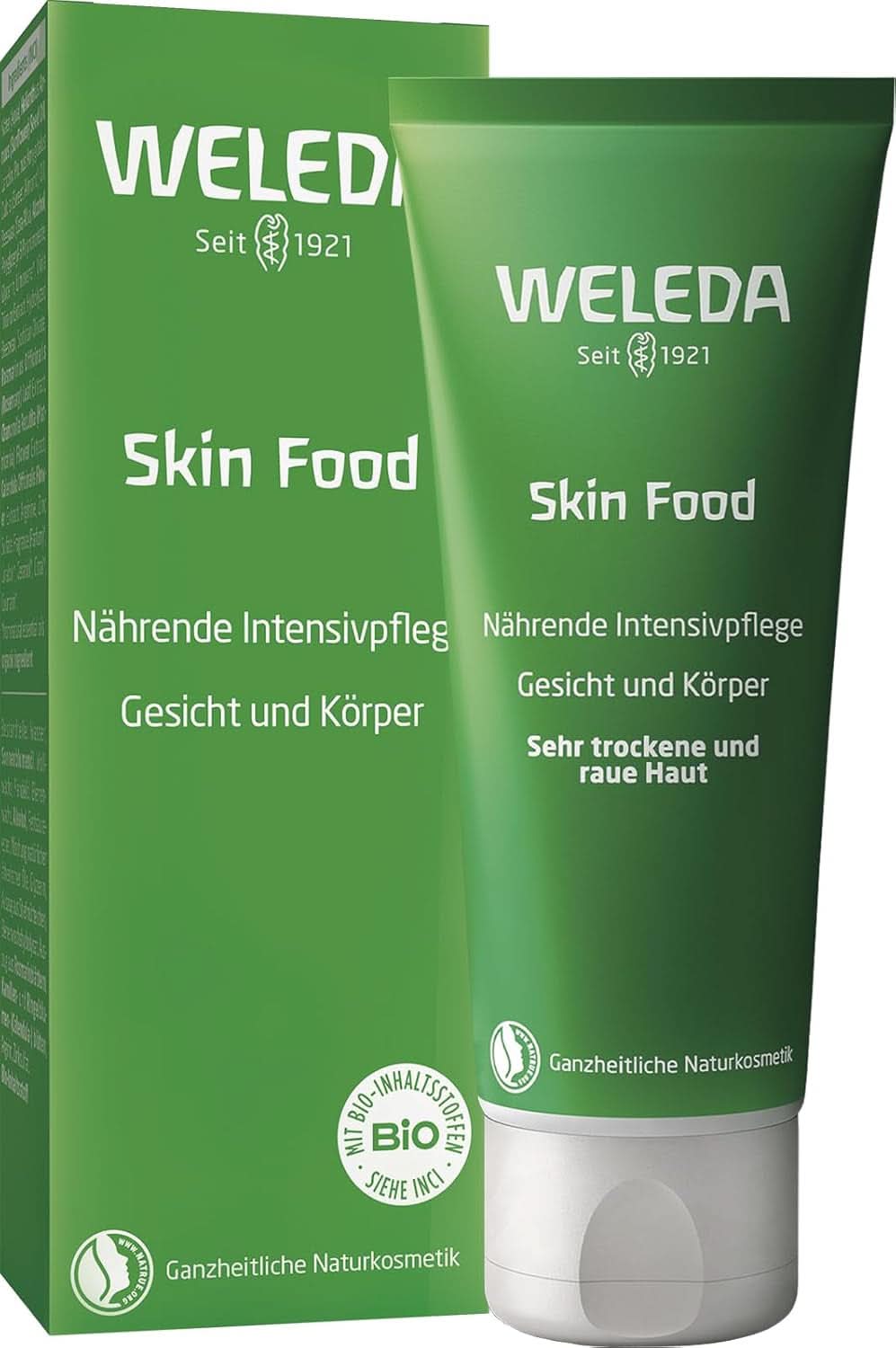 WELEDA Bio Skin, Creme til pleje af meget tør hud, 75 ml Brusebad og bad Naty Shop