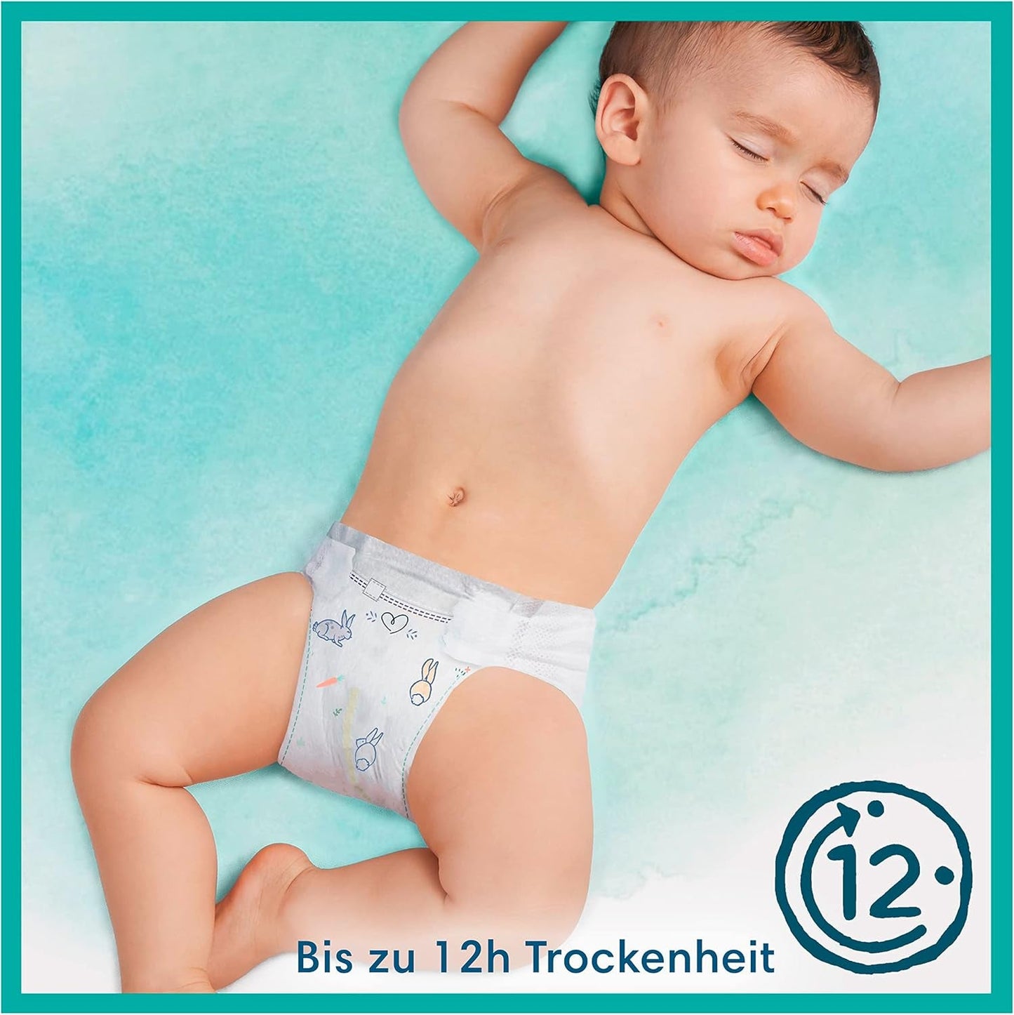 Pampers babybleer, størrelse 2 (4-8 kg), Harmony, Half Moon Box, skånsom hudbeskyttelse og urteingredienser, 240 Count