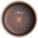 elho Rund potte med farvegradient 16 cm - Indendørs urtepotter - 100% genbrugsplast - Ø 15,9 x H 14,7 - Brun/Cederbrun