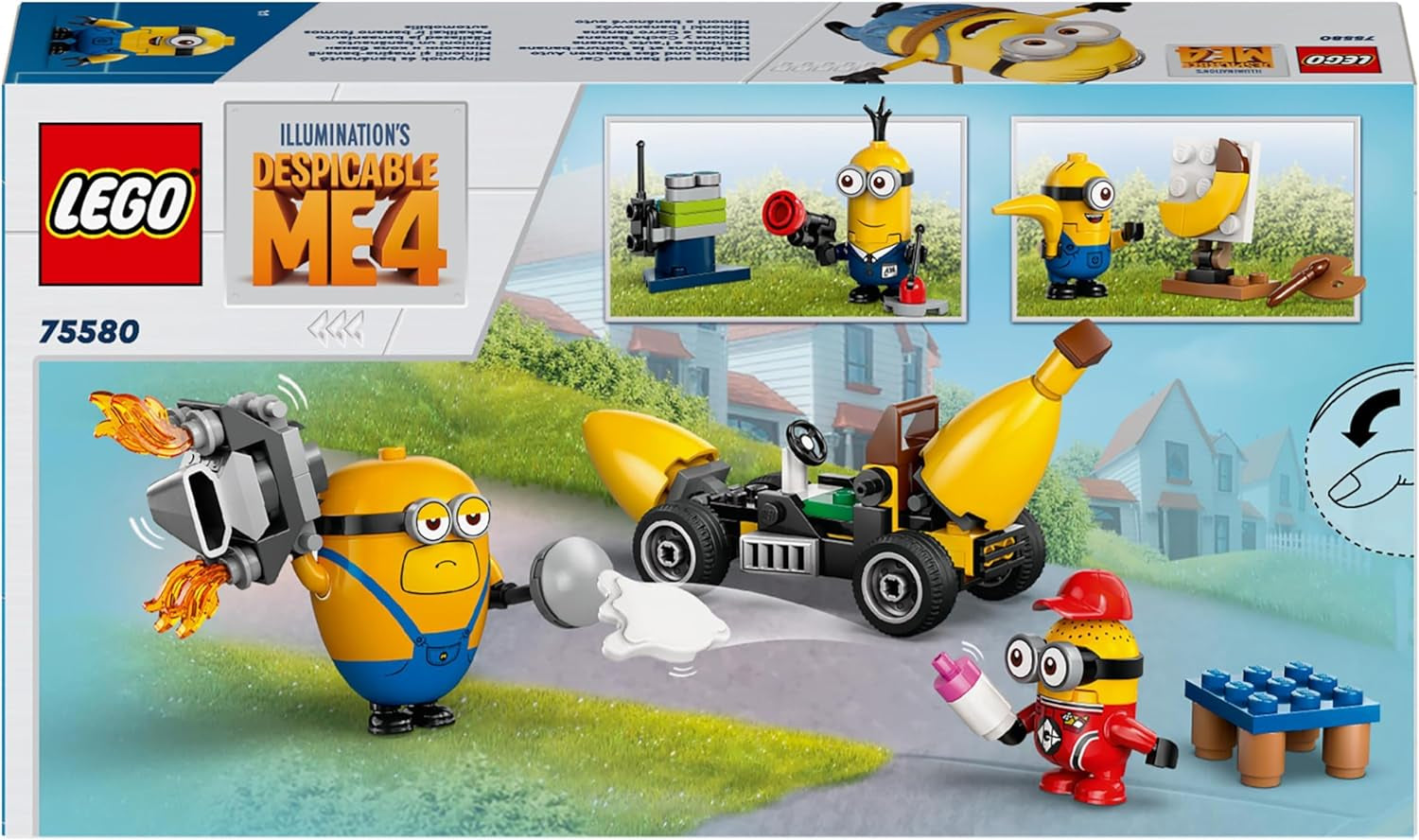 LEGO I - Simply Incorrigible 4 Minions and the Banana Machine Legesæt til I - Simply Incorrigible 4 Legetøjsminions til børn Kreativ gave til drenge og piger 6 år 75580 Byggesæt Beuche den LEGO-Store