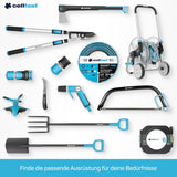 CELLFAST Haveslange 6-lags vandslange Dobbelt flettet stof vandingsslange UV-bestandig anti-alge fleksibel slange 32 bar 1 tommer 25 meter hobby