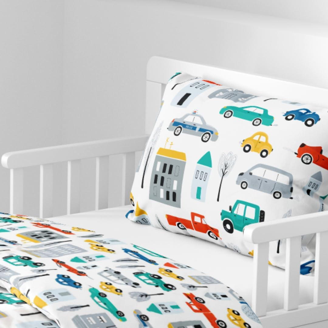 Sengetøj til drenge, forskellige motiver, 100% bomuld Sengetøj - børn Naty Shop
