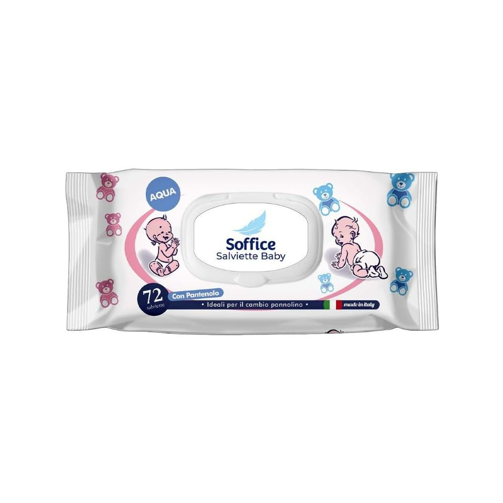 Baby Aqua makeupfjernerservietter, 72 stk