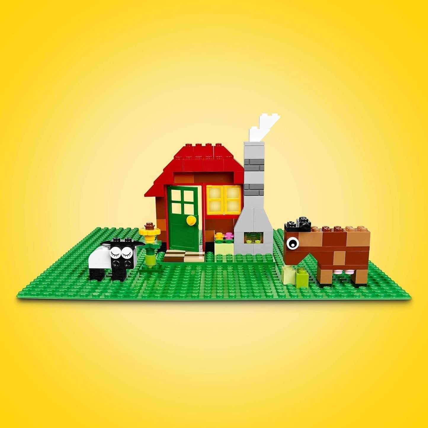 LEGO 11023 Grøn klassisk byggeplade, firkantet bundplade med 32X32 udsparinger som underlag til bygge og andre LEGO sæt Byggesæt Besuche den LEGO-Store
