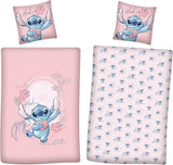 Stitch Aloha Vendbart Sengetøj Sæt Piger Sengetøj 100 % bomuld Sengetøj - Kids Naty Shop