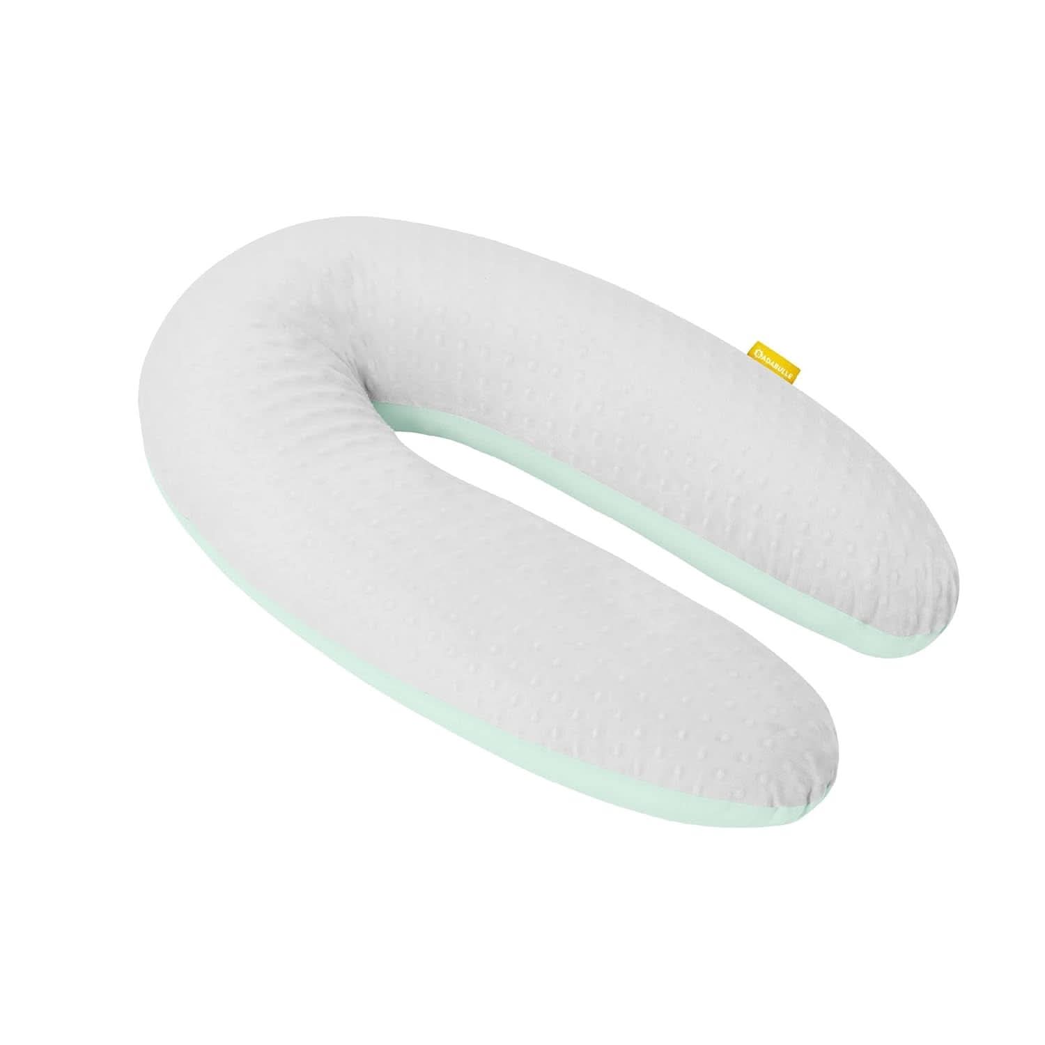 Badabulle Ammepude og luftig graviditetspude, 150 cm, inkluderer betræk, ergonomisk form Tilbehør Mad og Amning Bebe Naty Shop Fluffy