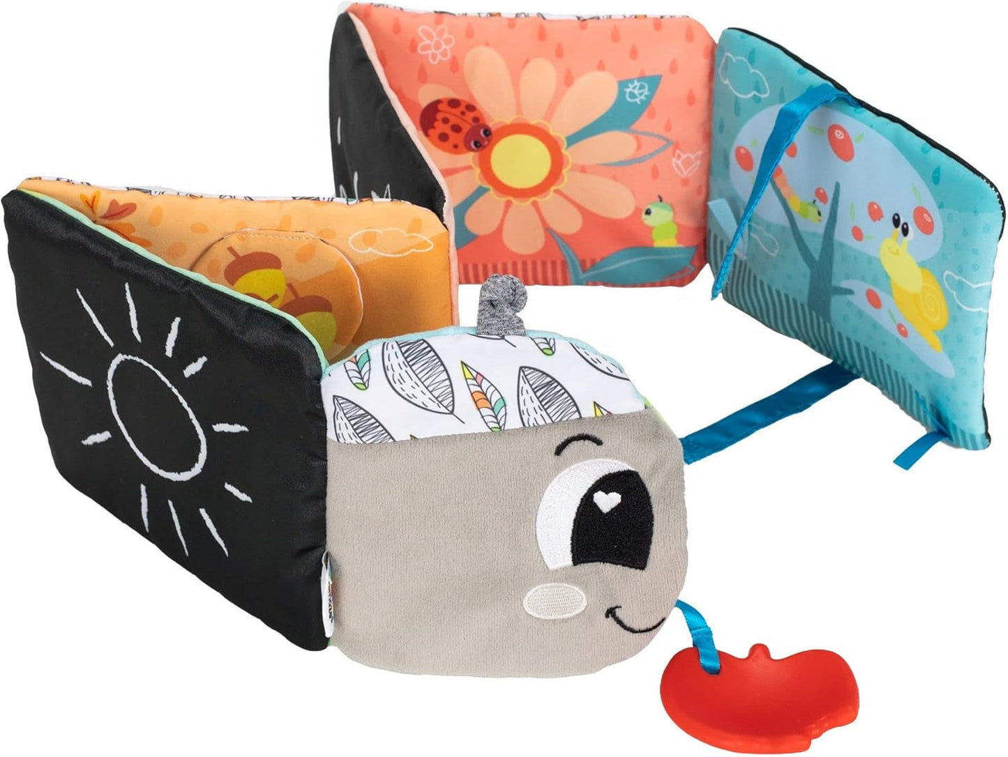 Lamaze Colorful Caterpillar Journey, Newborn Legetøj, Baby Sanselegetøj med Farver og Lyde, Udviklingslegetøj i 6 Måneder Drenge og Piger, L27463 Baby Legetøj Naty Shop My Caterpillar Book