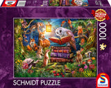Schmidt Spiele 59779 Tales of the Forest at Night 1000 brikker puslespil Naty Shop Standardtitel