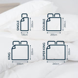 Allergidyne Snuggledown Freshwash, 13,5 Tog Winter Warm, bomuld, hvid, enkeltseng Dyner og dyner Naty Shop