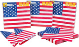 HEKU 191-stk. USA Festsæt I Papirtallerkener Ø23Cm, Røde Kopper, 3-lags servietter 33X33Cm, Dekorationsvælger, Vimpelkæde 10M I Perfekt til temafester og nationale helligdage