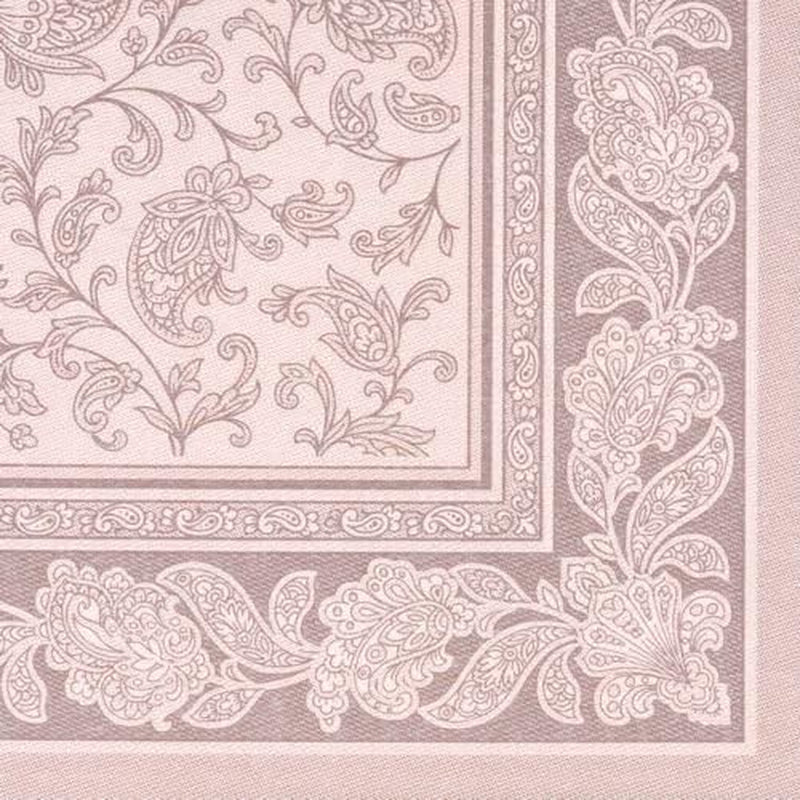 Papstar, 50 servietter "ROYAL Collection" 1/4 fold 40 Cm X 40 Cm Mocca "Ornaments", #19894