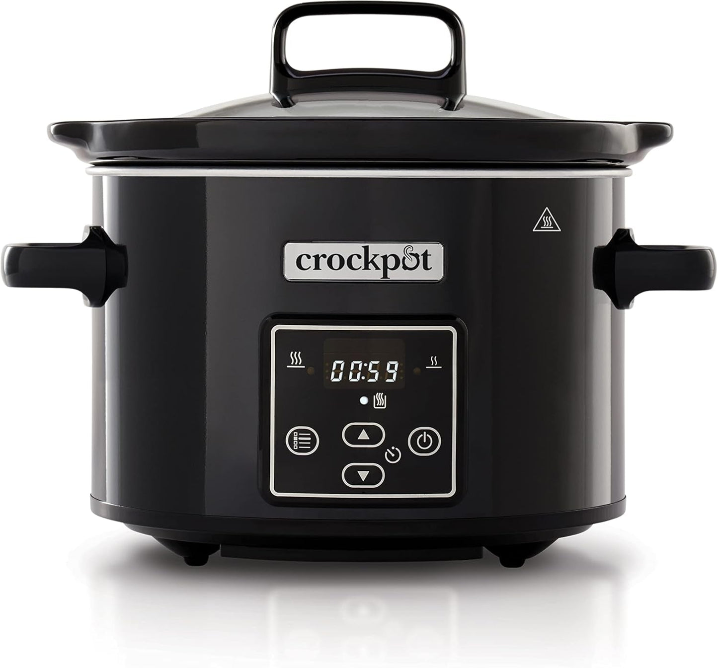Slow cooker digital Crockpot, holde varm funktion, 2,4 liter (1-2 personer) Slow Cooker Naty Shop Standard titel