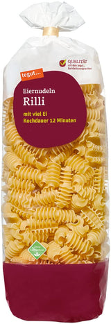 tegut... Nudler med Rilli æg, 1 x 500 g