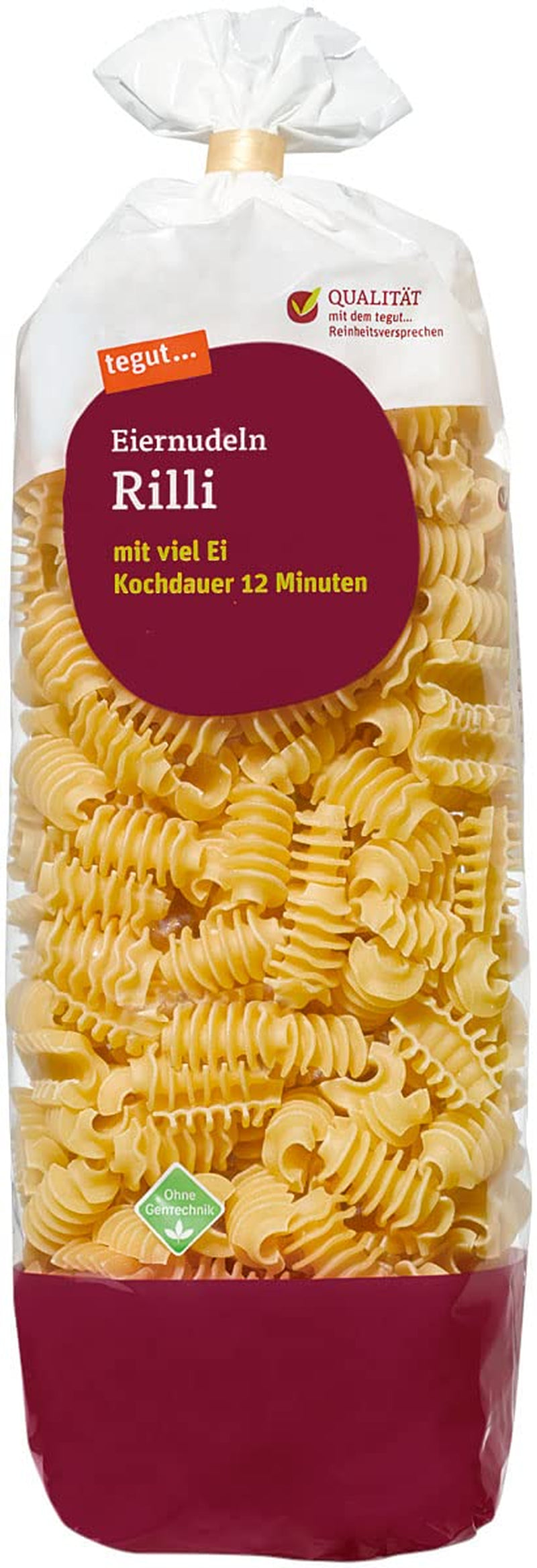 tegut... Nudler med Rilli æg, 1 x 500 g