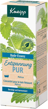 Kneipp Bade, badeolie med naturlig indisk melissa æterisk olie og citronmelisseekstrakt, 100 ml Naty Shop