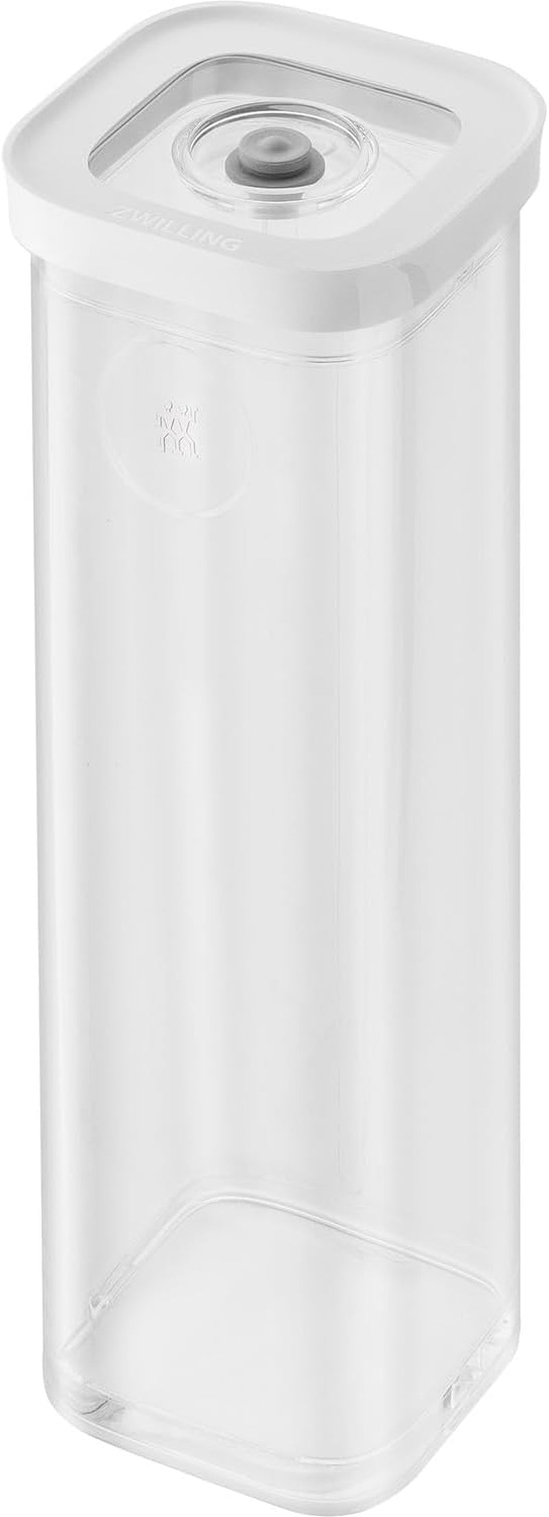 ZWILLING FRESH & SAVE CUBE Box, størrelse 2M, modulær og stabelbar opbevaringsboks, Hermetisk og tømbar opbevaring, Tåler opvaskemaskine, Transparente madopbevaringsbokse Naty Shop 4S