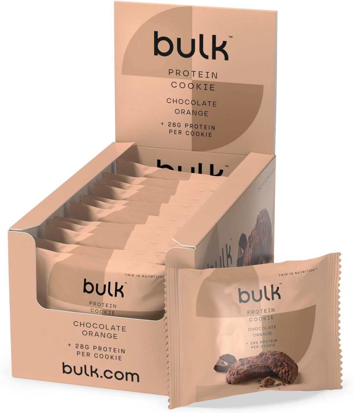 Loose Protein Cookie, Hvid Chokolade Hindbær Cookies, 12 Antal, Emballagen kan variere