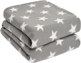 DREAMSCENE behageligt tæppe fluffy tæppe fleece tæppe - stue tæppe varmt vinter blødt, sofa tæppe, sofa tæppe, kramme tæppe børn, stue & kramme tæpper 120X150Cm, sofa plaid tæppe grå stjerner Senge og tæpper Besuche den DREAMSCENE-Store Grå og hvide stjerner 20050 X stjerner