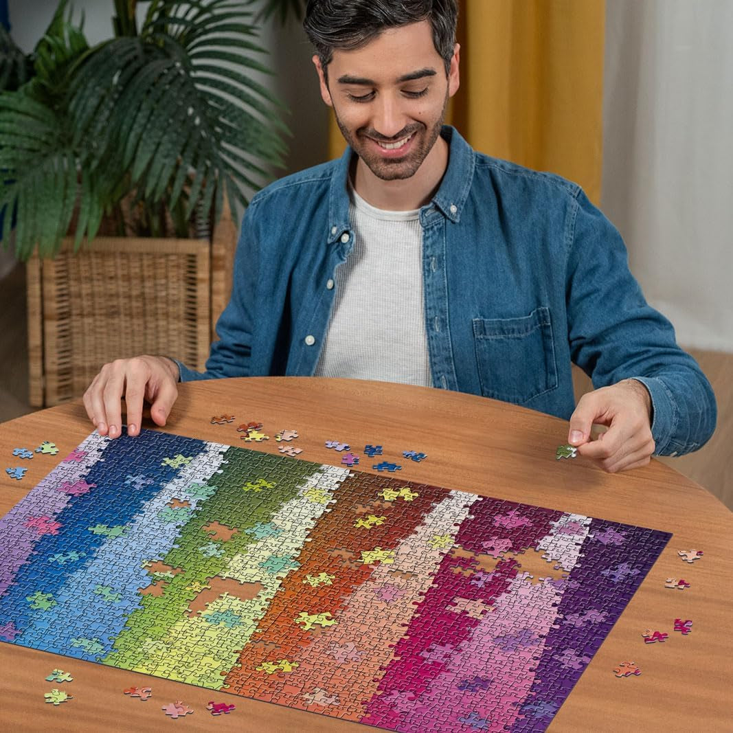 Ravensburger puslespil til voksne 1000 brikker - Farve efter farve Puslespil Naty Shop