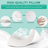 Fityou Memory Foam Pude Nakkestøttepude Ergonomisk Sovepude Kølepude Dobbeltsidet design Vaskbart pudebetræk (67,5X40X13Cm) Cervikale ortopædiske puder Naty Shop