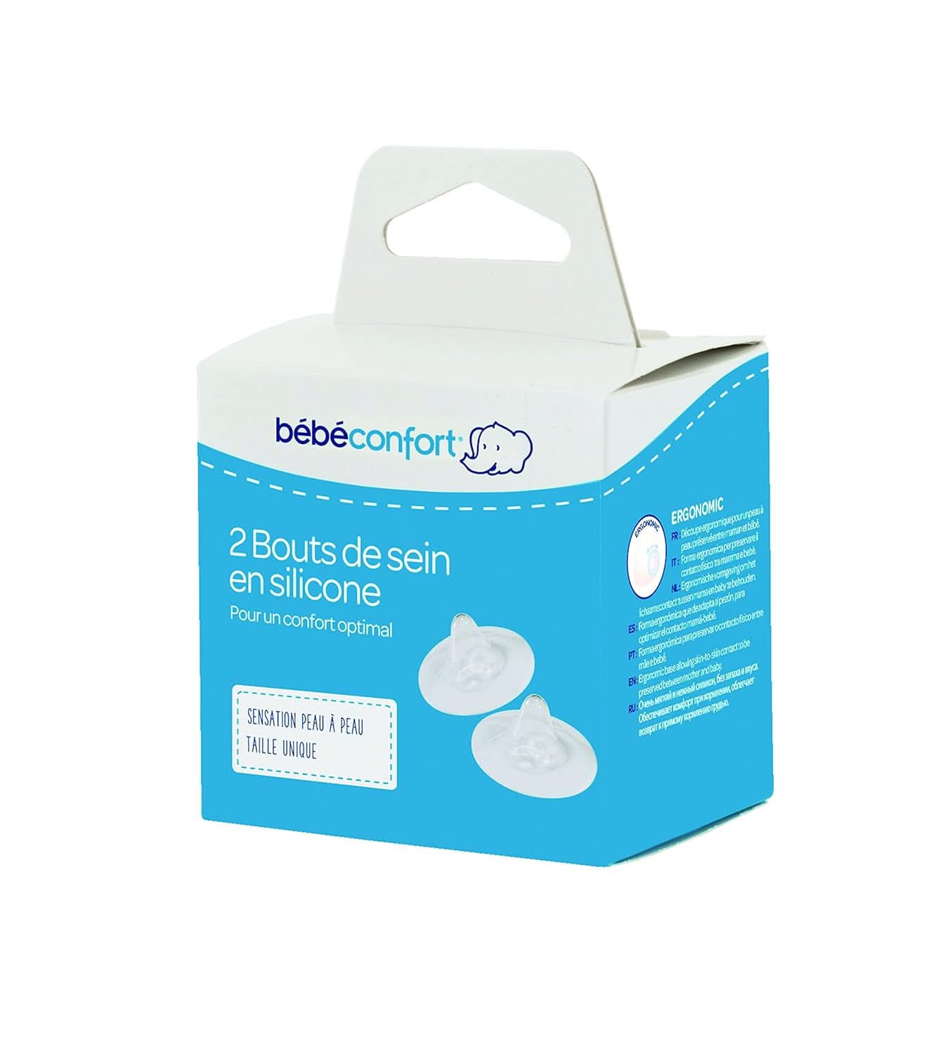 BEBE CONFORT Maternity Set med 2 Brustspitzen, Einheitsgröße Tilbehør Mad og Amning Bebe Naty Shop