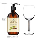 Økologisk jojobaolie 1 liter, 100% ren Kosmetik og Skønhed Naty Shop