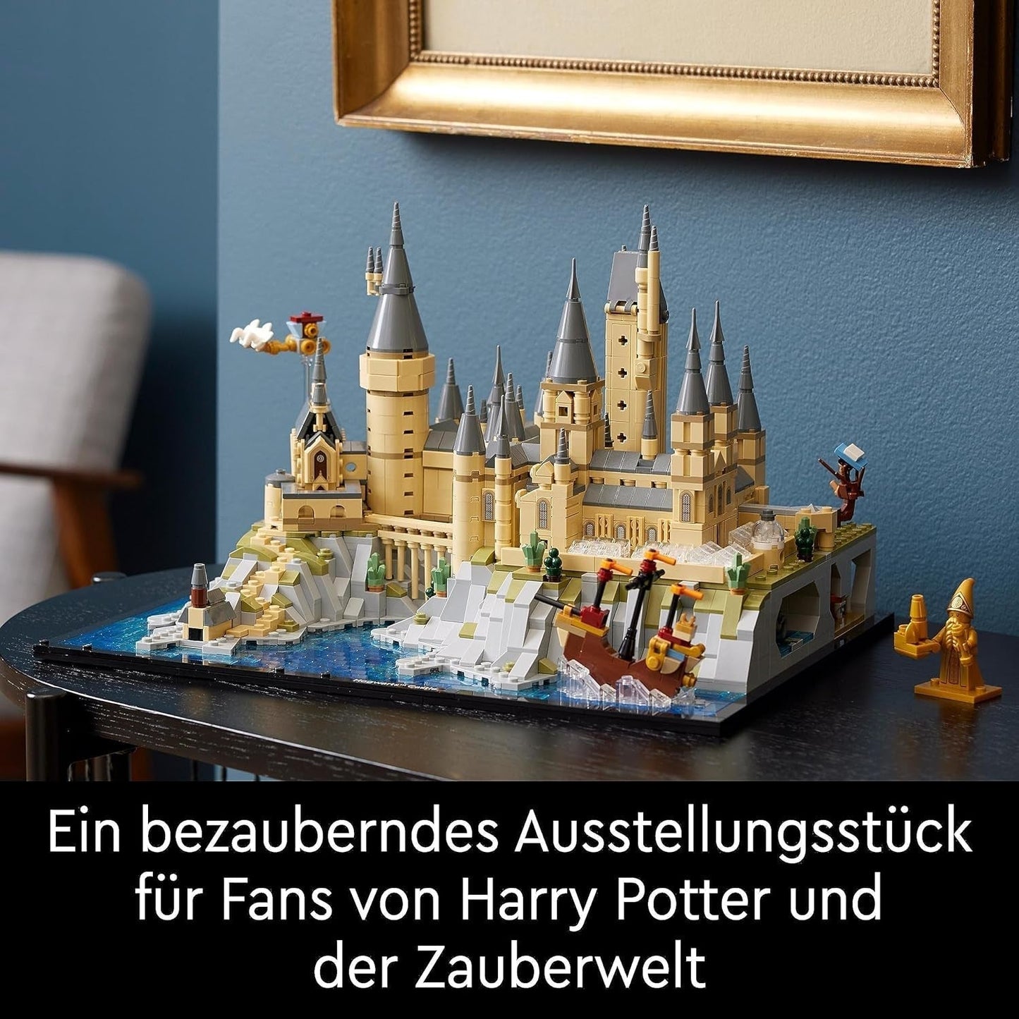 Hogwarts Castle LEGO Harry Potter med slotsvinger - voksensamlingssæt inklusive hovedtårn og astronomisk tårn, hemmeligheders kammer og arkitektminifigur - gave til kvinder - 76419 Byggesæt Besuche den LEGO-Store