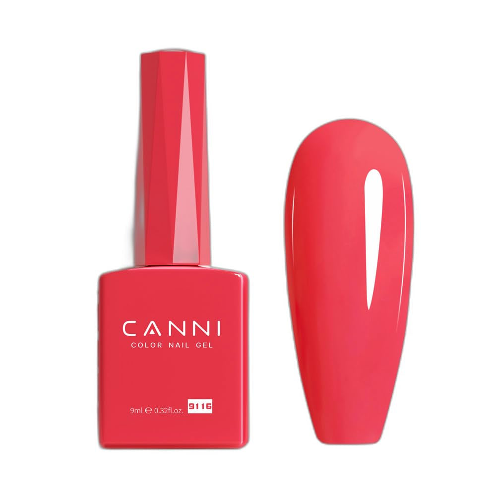 CANNI gel neglelak, semi-permanent, mørk lilla, neglelak, UV gel, soak off, manicure