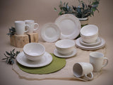 CreaTable, 23601, Romantic Vintage Series, 16-delt porcelænssæt til 4, Porcelænskombinationsservice, Tåler opvaskemaskine og mikroovn, Kvalitetsfremstilling