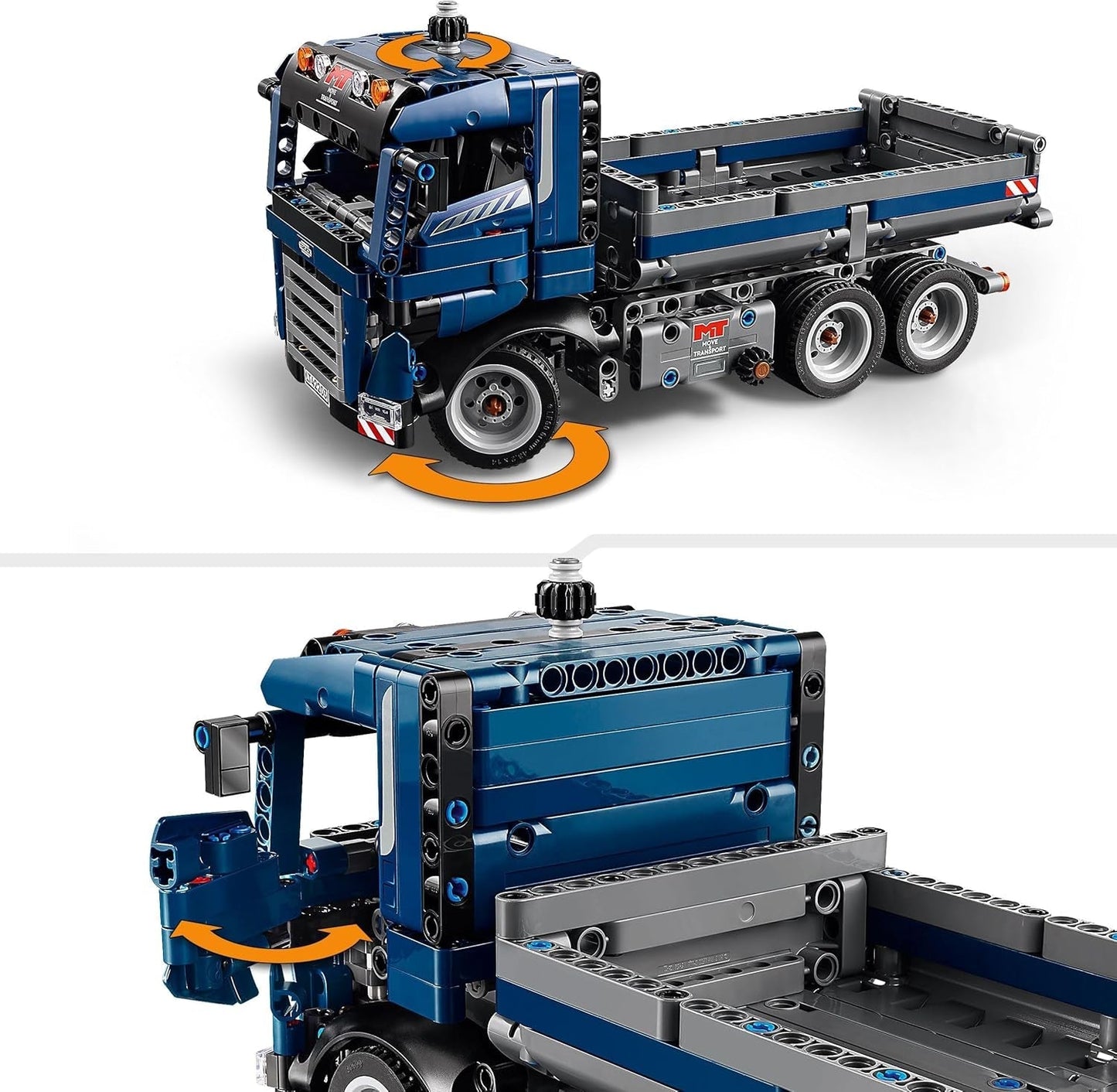 LEGO Technic Dump Truck legetøj med rat og bevægelig dumper - blå byggekøretøj - gaveidé til fødselsdage eller ferier - byggesæt til drenge og piger fra 9 år 42203 Byggesæt Besuche den LEGO-Store