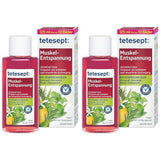 Tetesept Muskel, Afslappende badetilsætningsstof efter fysisk anstrengelse, 125 ml Bruser og bad Naty Shop 2 stk x 125 ml Muskelafspændingsbad