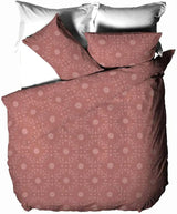 The Linen Yard Bohemian Dynebetræk Sæt, rød, 260 X 220 cm dyner og dyner Naty Shop Red Clay Enkeltseng
