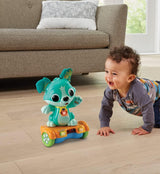 Vtech Baby Catch Me Puppy - Motoriseret hoverboard-hvalp tilskynder til bevægelse - Med bevægelige ører, sange, lyde og læringsindhold - For børn i alderen 12-36 måneder Bebe Toys Naty Shop