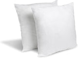 Blå Câlin sæt med 2 puder med fast komfort "Alaska", super fyld, 100% bomuld Percale konvolut, hvid, 65 X 65 cm Firkantet form Naty Shop Standard puder