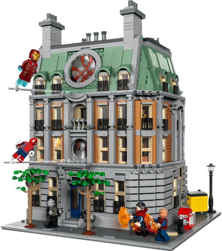 LEGO Marvel Sanctum Sanctorum 3-Etagers modulbyggesæt med Doctor Strange og Iron Man-minifigurer Avengers: Endgame Toy House Fan Collectible Great Room Decor 76218 Byggesæt Besuche den LEGO-Store