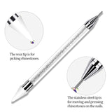 ANGNYA 4000 Stück Strasssteine Nägel Nail Art Strasssteine Dekorationen Nagelsteine Für Nail Art Zubehör Und Klare Kristall Strasssteine Handwork Mit Pick up Pinzette Und Strass Picker Dotting Pen…
