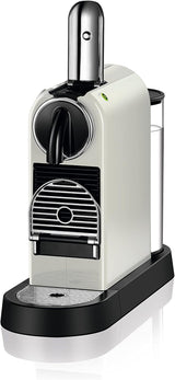 Nespresso EN167.W Citiz kapsel espressomaskine, højtrykspumpe og ideel temperaturkontrol, uden Aeroccino (mælkeskummer), energisparefunktion, 1260 W, cremehvid, 37,4 x 11,9 x 25,5 cm
