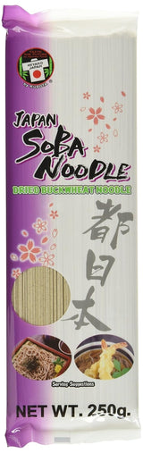 Miyako boghvede nudler, tørre (Soba), pakke med 12 (12 x 250 g)