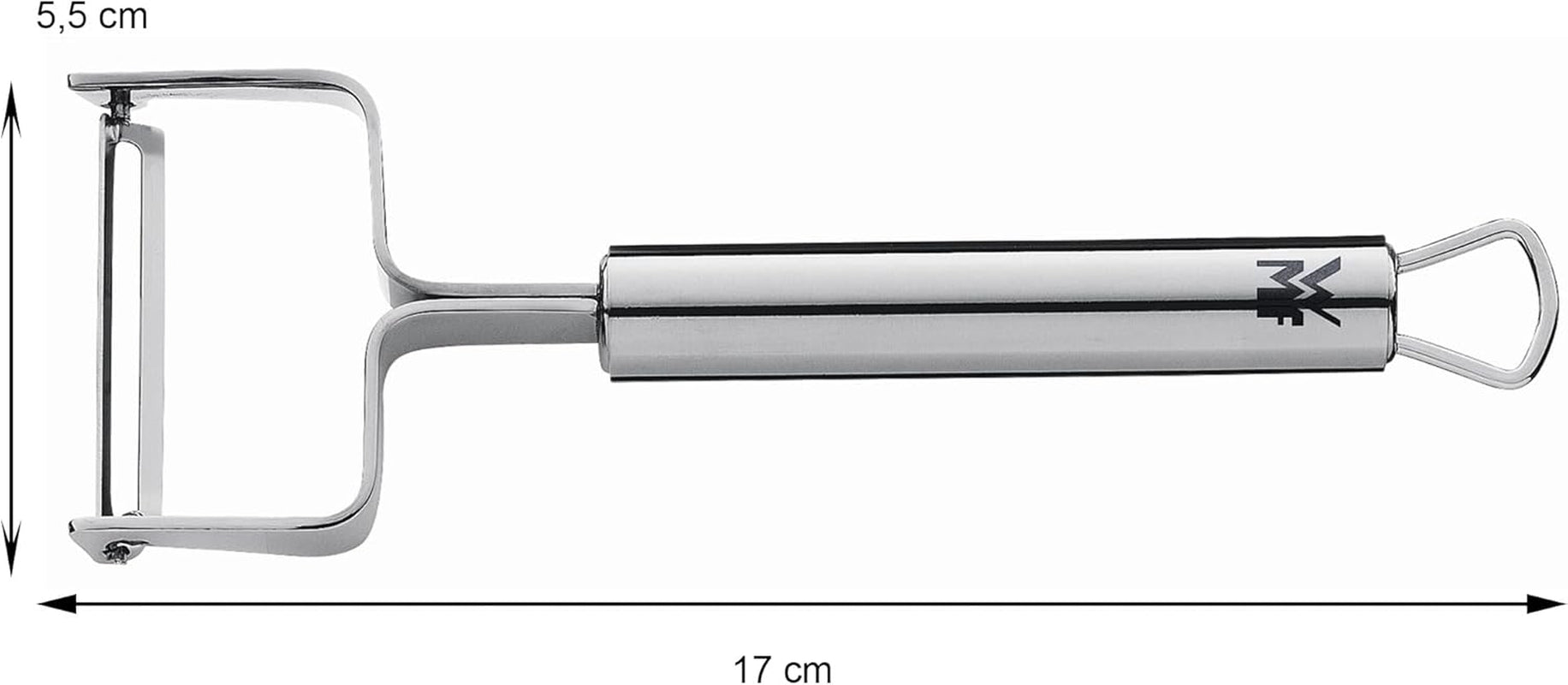 WMF Profi plus skræller 17 cm, rustfri stålskræller Naty Shop