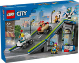 LEGO City No Limits: Sæbekasseløb med rampe - Byggelegetøj til drenge og piger fra 6 år - Sæt med 2 sæbekasser og 4 Racer-minifigurer - Gaveidé til børn 60460 Byggesæt Besuche den LEGO-Store