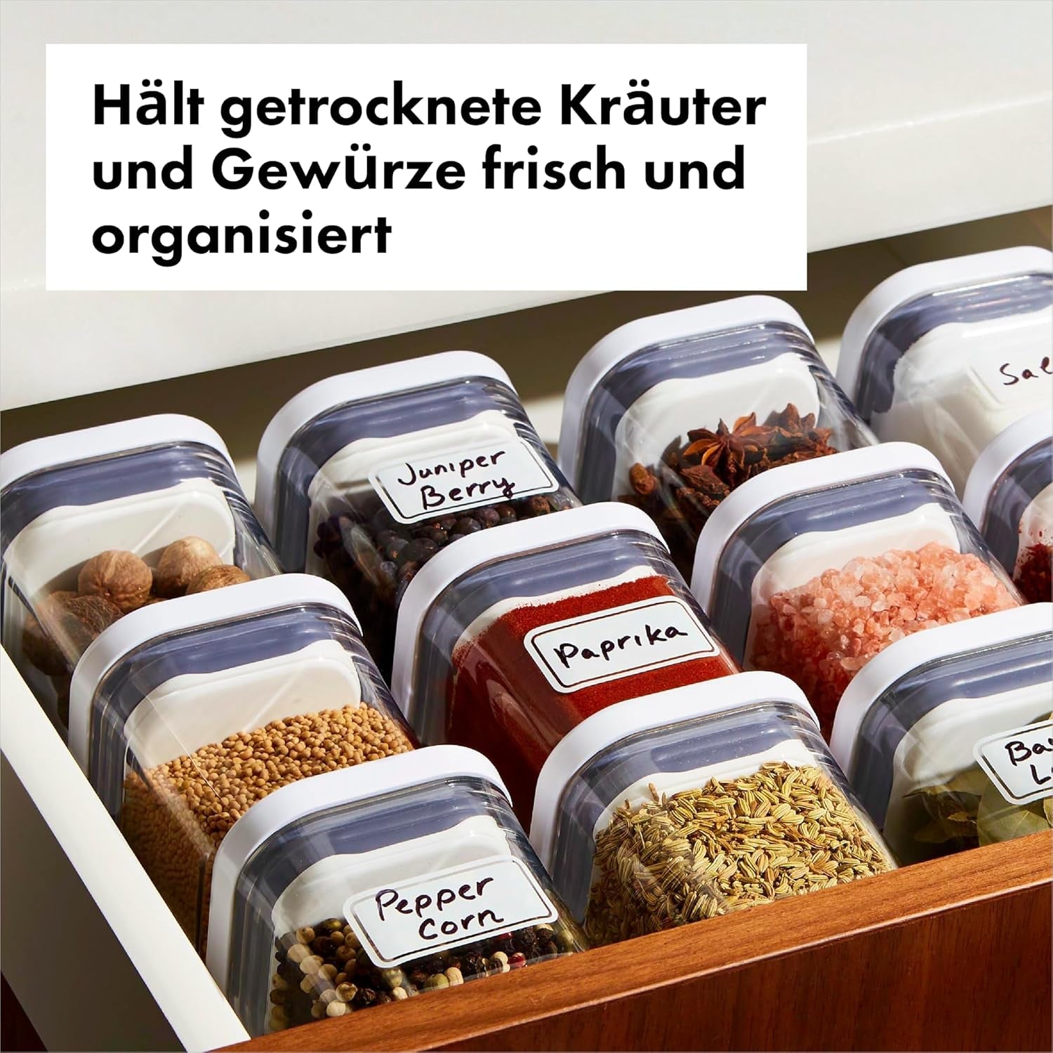 OXO 11236100V1DK Fødevareopbevaringsbeholder, plastik, gennemsigtig Fødevareopbevaringsbokse Naty Shop