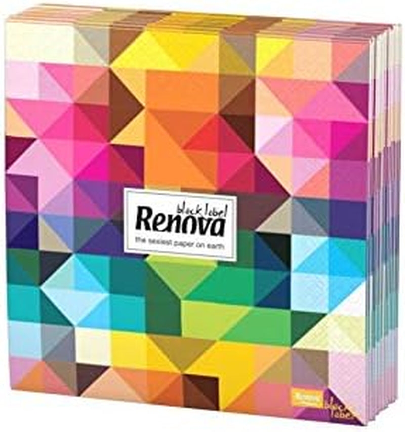 Renova papirservietter, ultra dekorerede, 20 servietter