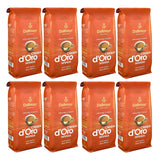 Crema d'Oro Intensa kaffe, malet kaffe, ristet kaffe, hele bønner, kaffebønner, 8 x 1000 g