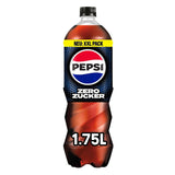 Pepsi Zero Sugar, Sodavand uden sukker fra Pepsi, uden kalorier, sæt 6 x 1,75 liter Alkoholfri drikke Naty Shop