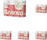 Toiletpapir Renova Renova Grand Royal 4-lags - 6 ruller, stor (pakke med 5)