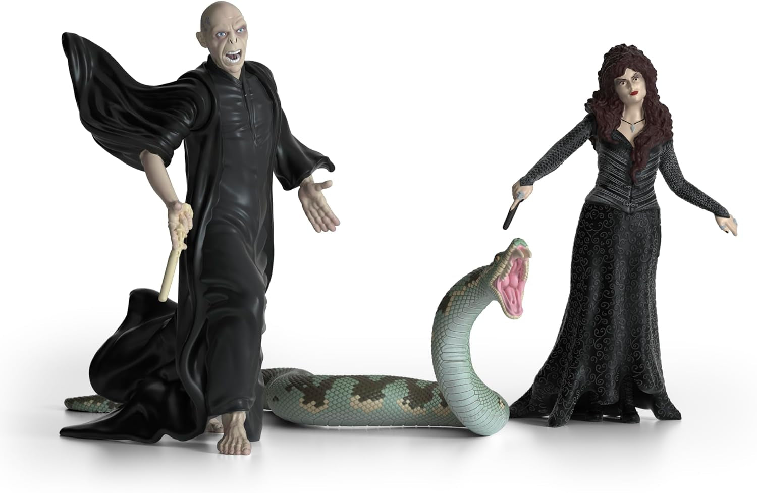 Schleich 42684 Lord Voldemort, Nagini & Bellatrix Lestrange, Fra 6 år, HARRY POTTER - legefigur, 21 X 16 X 18 cm Actionfigurer Naty Shop