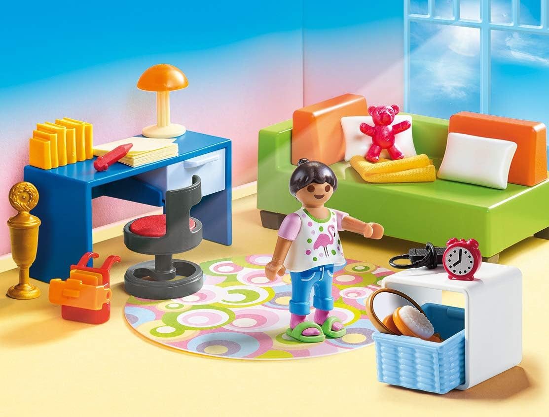 PLAYMOBIL dukkehus 70209 Ungdomsværelse med pigefigur og tilbehør, fra 4 år Dukkehuse Naty Shop