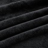 Good Nite Hyggeligt Tæppe Fluffy Blanket Sengetæppe Sofatæppe XL Living Blanket Fleece Tæppe 150X200Cm Sort Blødt Varmt Tæppe Fluffy Blanket Senge og tæpper Good Nite