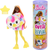 Barbie Cutie Reveal Dukke og tilbehør, Batik Bunny Plys kostume og 10 farveskiftende overraskelser, Color Dream Series, HRK38 Naty Shop Pinguin Batik Dolls