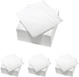 ARTS DE LA TABLE 100 bomuldsservietter, 2-lags, 33 X 33 Cm, hvid (pakke med 4)